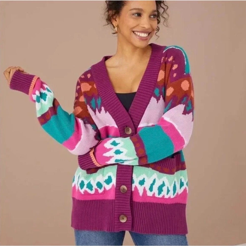 Euc Alivia XS Cardigan Sweater (generous fit)